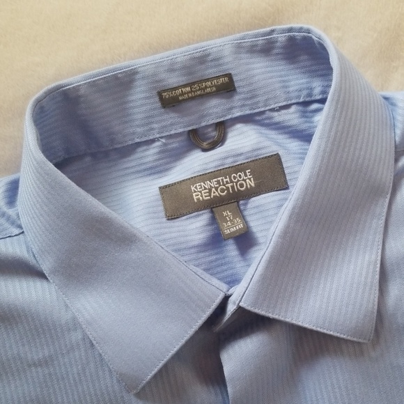 Kenneth Cole Reaction L/S Button Down **TAILORED** - Picture 3 of 4